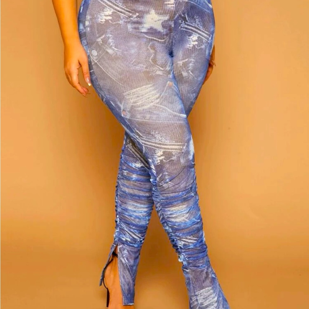 Elastic waist pants